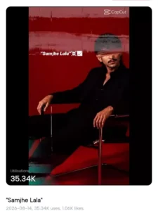 Red Background Dialogue CapCut Template