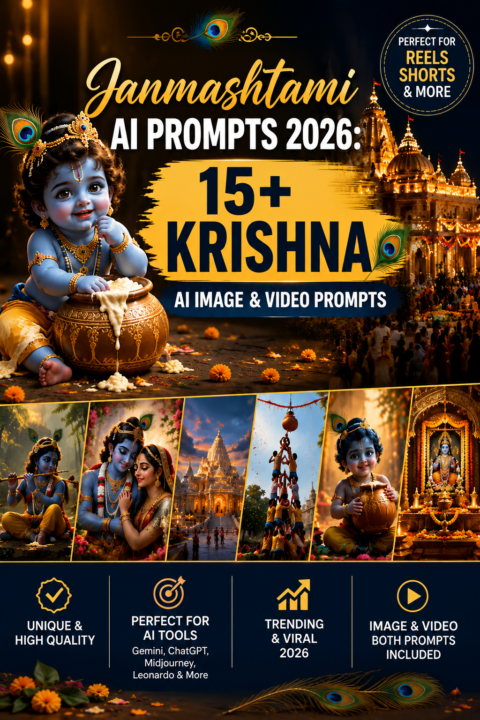 Janmashtami AI Prompts 2026